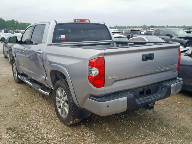 5TFHW5F14HX651603 - 2017 TOYOTA TUNDRA CRE SILVER photo 3