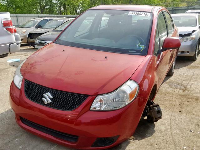 JS2YC5A35C6300012 - 2012 SUZUKI SX4 LE RED photo 2