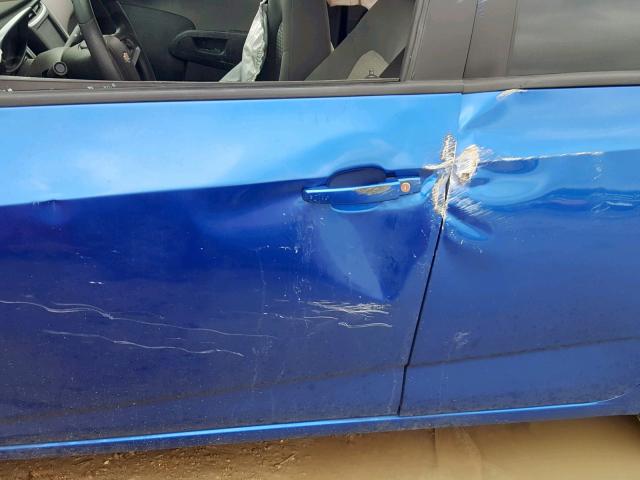 1G1JB5SH2H4154916 - 2017 CHEVROLET SONIC LS BLACK photo 10