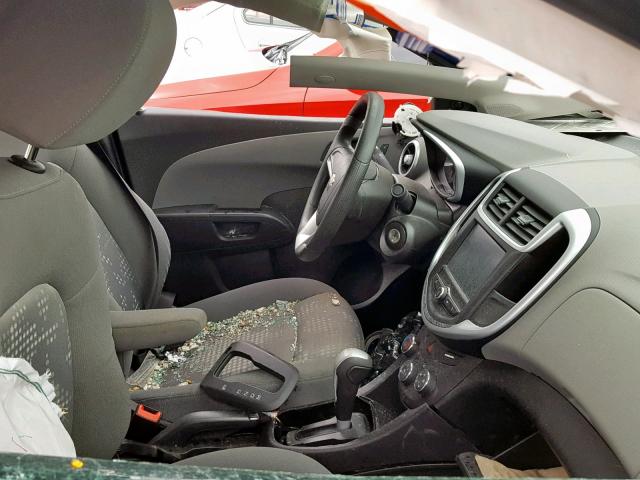 1G1JB5SH2H4154916 - 2017 CHEVROLET SONIC LS BLACK photo 5