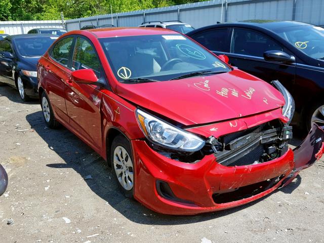 KMHCT4AE6GU138131 - 2016 HYUNDAI ACCENT SE RED photo 1