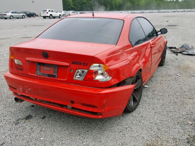 WBABM3347YJN85658 - 2000 BMW 323 CI RED photo 4