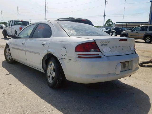 1B3EL46X52N260393 - 2002 DODGE STRATUS SE WHITE photo 3