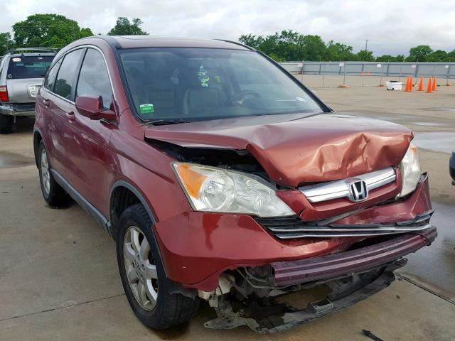 JHLRE387X8C021401 - 2008 HONDA CR-V EXL BURGUNDY photo 1