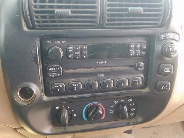 1FMDU62XXYZB72669 - 2000 FORD EXPLORER XLS  photo 9