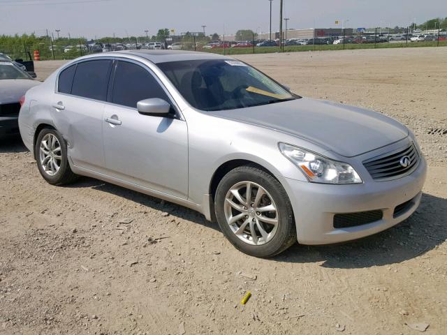 JNKCV61F39M352935 - 2009 INFINITI G37 SILVER photo 1