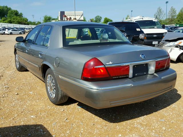 2MEFM74W4YX613269 - 2000 MERCURY GRAND MARQ SILVER photo 3