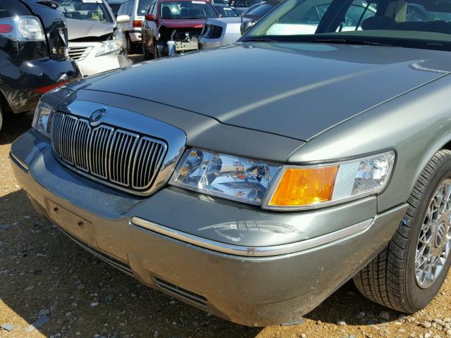 2MEFM74W4YX613269 - 2000 MERCURY GRAND MARQ SILVER photo 9