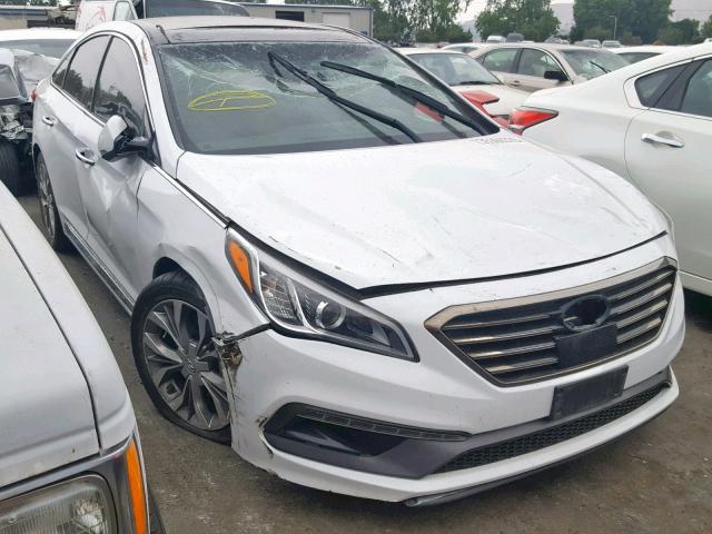 5NPE34AB0FH247373 - 2015 HYUNDAI SONATA SPO WHITE photo 1