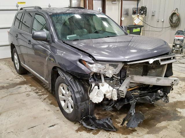 5TDBK3EH7BS048467 - 2011 TOYOTA HIGHLANDER GRAY photo 1