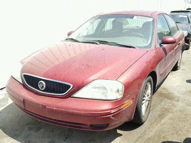 1MEFM50U02A646715 - 2002 MERCURY SABLE GS MAROON photo 2