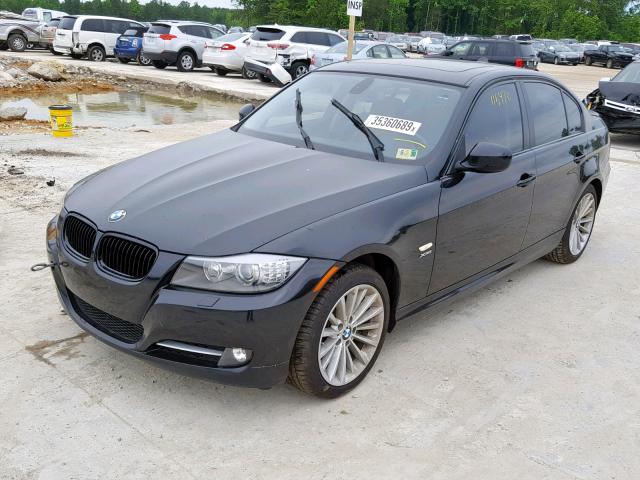 WBAPL3C55AA407920 - 2010 BMW 335 XI BLACK photo 2