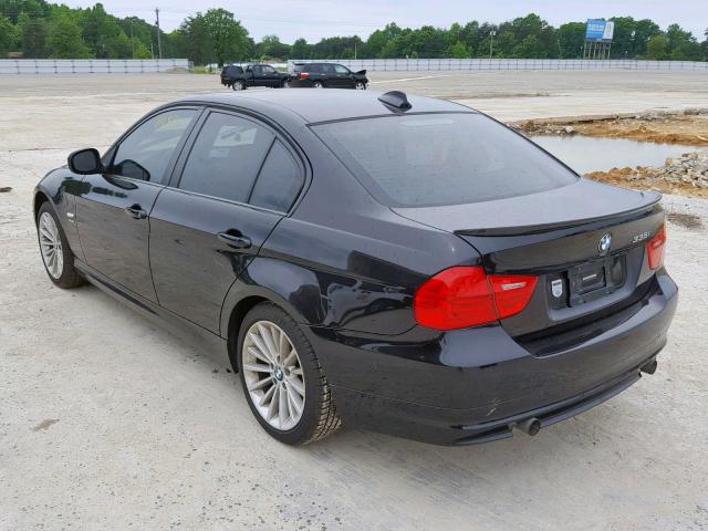 WBAPL3C55AA407920 - 2010 BMW 335 XI BLACK photo 3