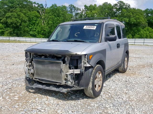 5J6YH185X3L014440 - 2003 HONDA ELEMENT EX SILVER photo 2