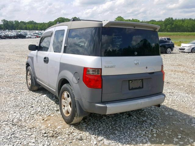 5J6YH185X3L014440 - 2003 HONDA ELEMENT EX SILVER photo 3