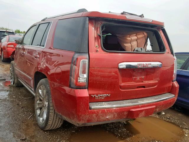 1GKS2CKJ8FR655574 - 2015 GMC YUKON DENA RED photo 3