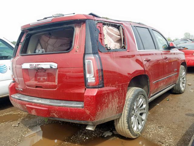 1GKS2CKJ8FR655574 - 2015 GMC YUKON DENA RED photo 4