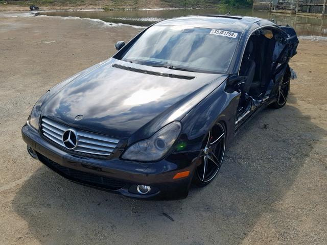 WDDDJ72XX8A126248 - 2008 MERCEDES-BENZ CLS 550 BLACK photo 2