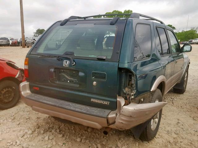 4S6DM58W1Y4414424 - 2000 HONDA PASSPORT E GREEN photo 4