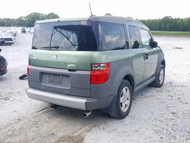 5J6YH186X5L000260 - 2005 HONDA ELEMENT EX GREEN photo 4