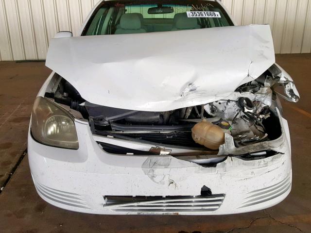 1G1AL58F487218035 - 2008 CHEVROLET COBALT LT WHITE photo 7