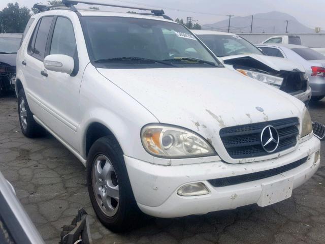 4JGAB57E64A467707 - 2004 MERCEDES-BENZ ML 350 WHITE photo 1