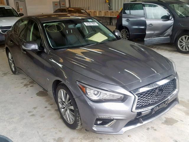 JN1EV7AP6JM590116 - 2018 INFINITI Q50 LUXE GRAY photo 1