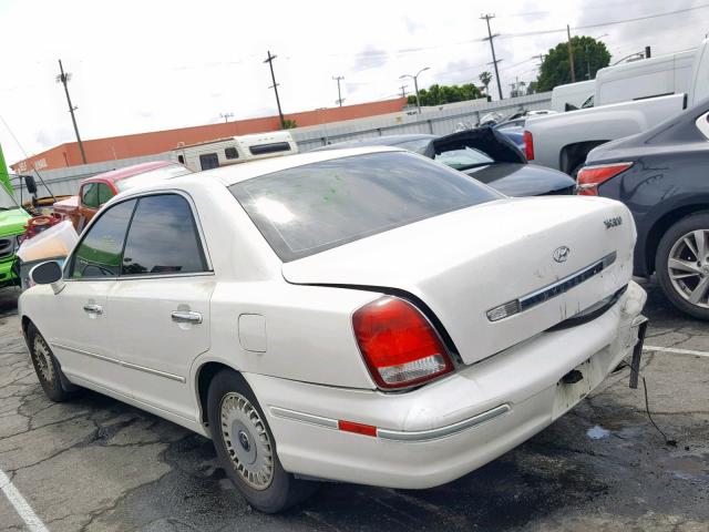 KMHFU45D11A120978 - 2001 HYUNDAI XG 300 WHITE photo 3