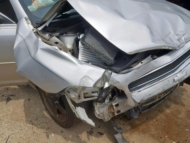 1G1ZH57B09F172326 - 2009 CHEVROLET MALIBU 1LT 银色 照片 9
