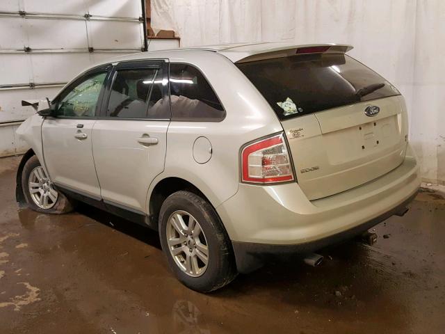 2FMDK48C67BA54831 - 2007 FORD EDGE SEL TAN photo 3