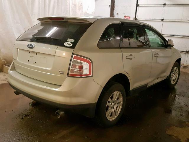 2FMDK48C67BA54831 - 2007 FORD EDGE SEL TAN photo 4