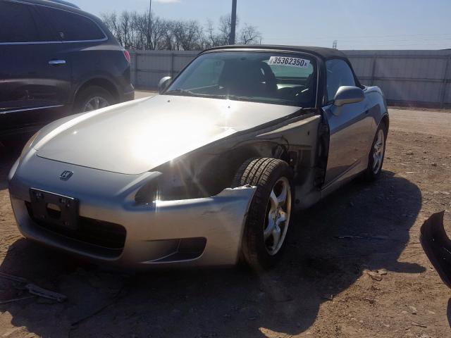 JHMAP11461T009629 - 2001 HONDA S2000  photo 2