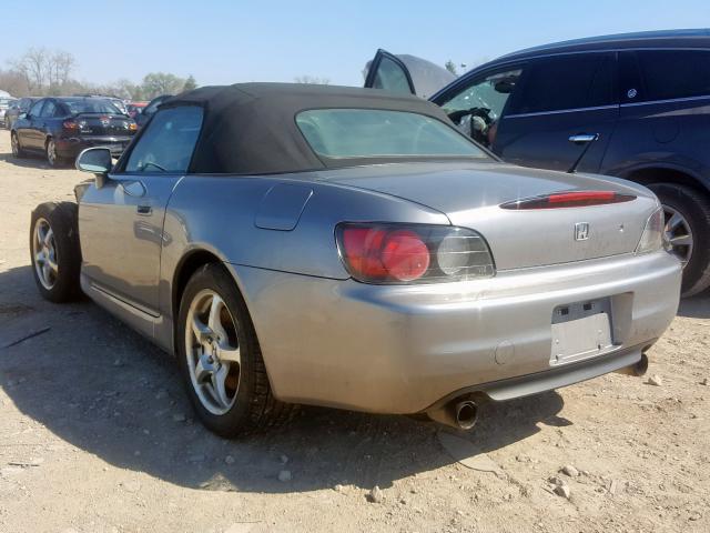 JHMAP11461T009629 - 2001 HONDA S2000  photo 3