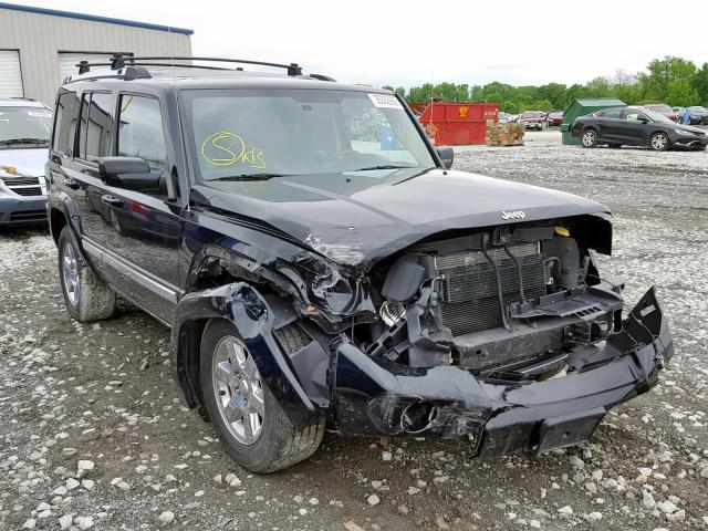 1J8HH68257C648875 - 2007 JEEP COMMANDER BLACK photo 1