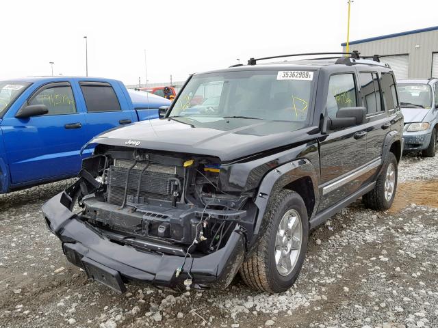 1J8HH68257C648875 - 2007 JEEP COMMANDER BLACK photo 2