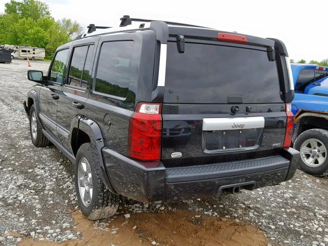 1J8HH68257C648875 - 2007 JEEP COMMANDER BLACK photo 3
