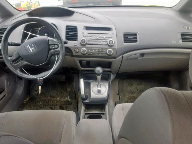 1HGFA16588L002946 - 2008 HONDA CIVIC LX GRAY photo 9