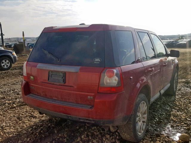 SALFP24N38H030722 - 2008 LAND ROVER LR2 SE RED photo 4