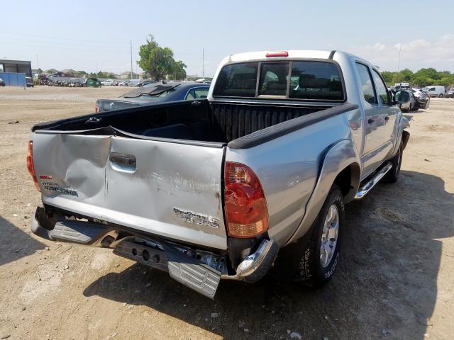 5TEKU72N57Z379795 - 2007 TOYOTA TACOMA DOUBLE CAB PRERUNNER LONG BED  photo 4