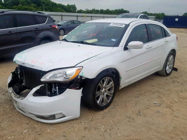 1C3CCBBB9DN732347 - 2013 CHRYSLER 200 TOURIN WHITE photo 2