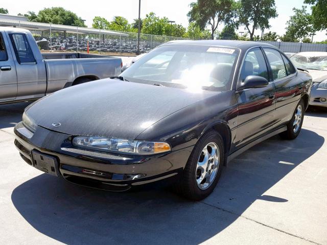 1G3WX52H3XF352373 - 1999 OLDSMOBILE INTRIGUE G BLACK photo 2