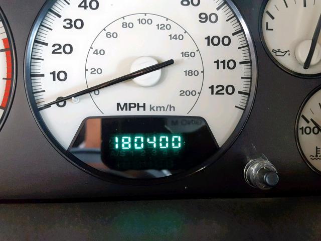 1J8GW68J52C216966 - 2002 JEEP GRAND CHER GRAY photo 8