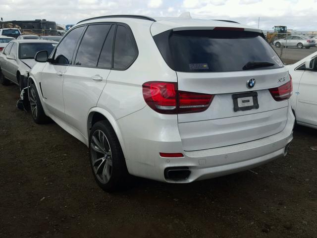 5UXKR0C55E0K49647 - 2014 BMW X5 XDRIVE3 WHITE photo 3