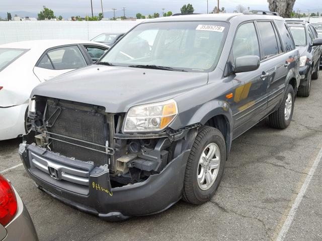 5FNYF18248B031472 - 2008 HONDA PILOT VP WHITE photo 2