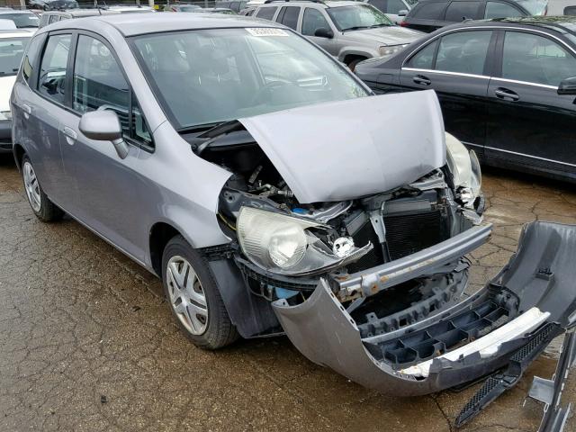 JHMGD37428S060633 - 2008 HONDA FIT GRAY photo 1