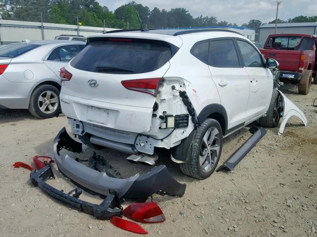 KM8J33A28HU571121 - 2017 HYUNDAI TUCSON LIM WHITE photo 4