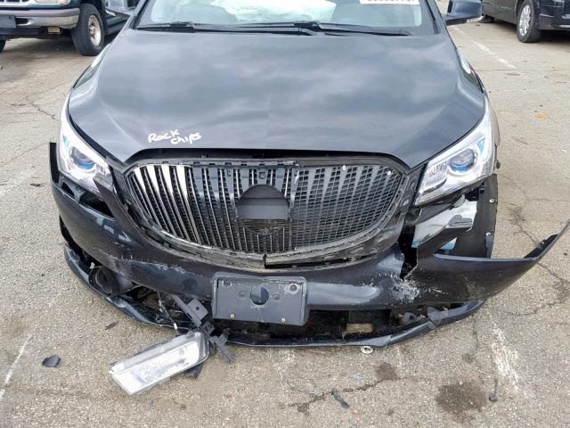 1G4GB5G35EF203858 - 2014 BUICK LACROSSE BLACK photo 9