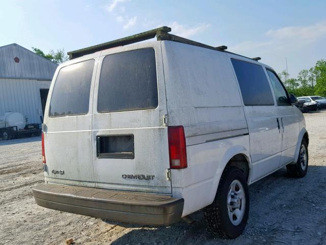 1GCDM19X33B150804 - 2003 CHEVROLET ASTRO WHITE photo 4