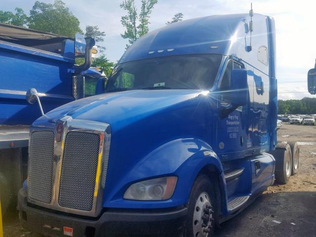 1XKFDP9X1CJ314847 - 2012 KENWORTH CONSTRUCTI BLUE photo 2