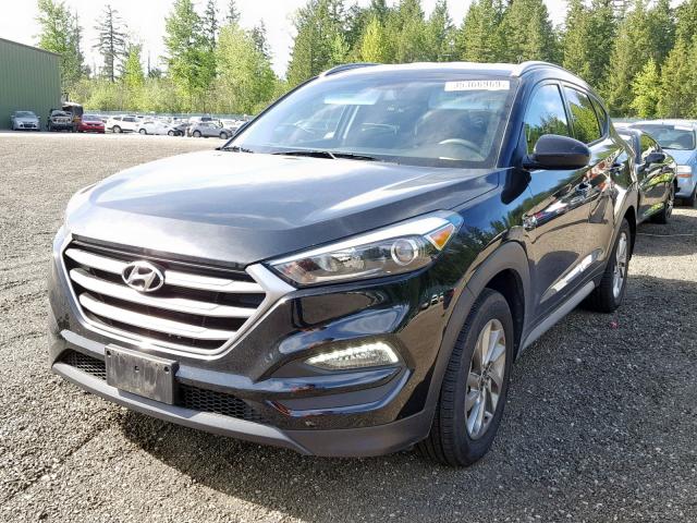 KM8J3CA40HU500559 - 2017 HYUNDAI TUCSON LIM BLACK photo 2